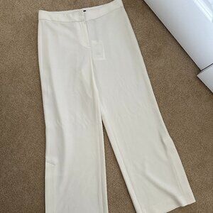 NWT Theory White Trousers